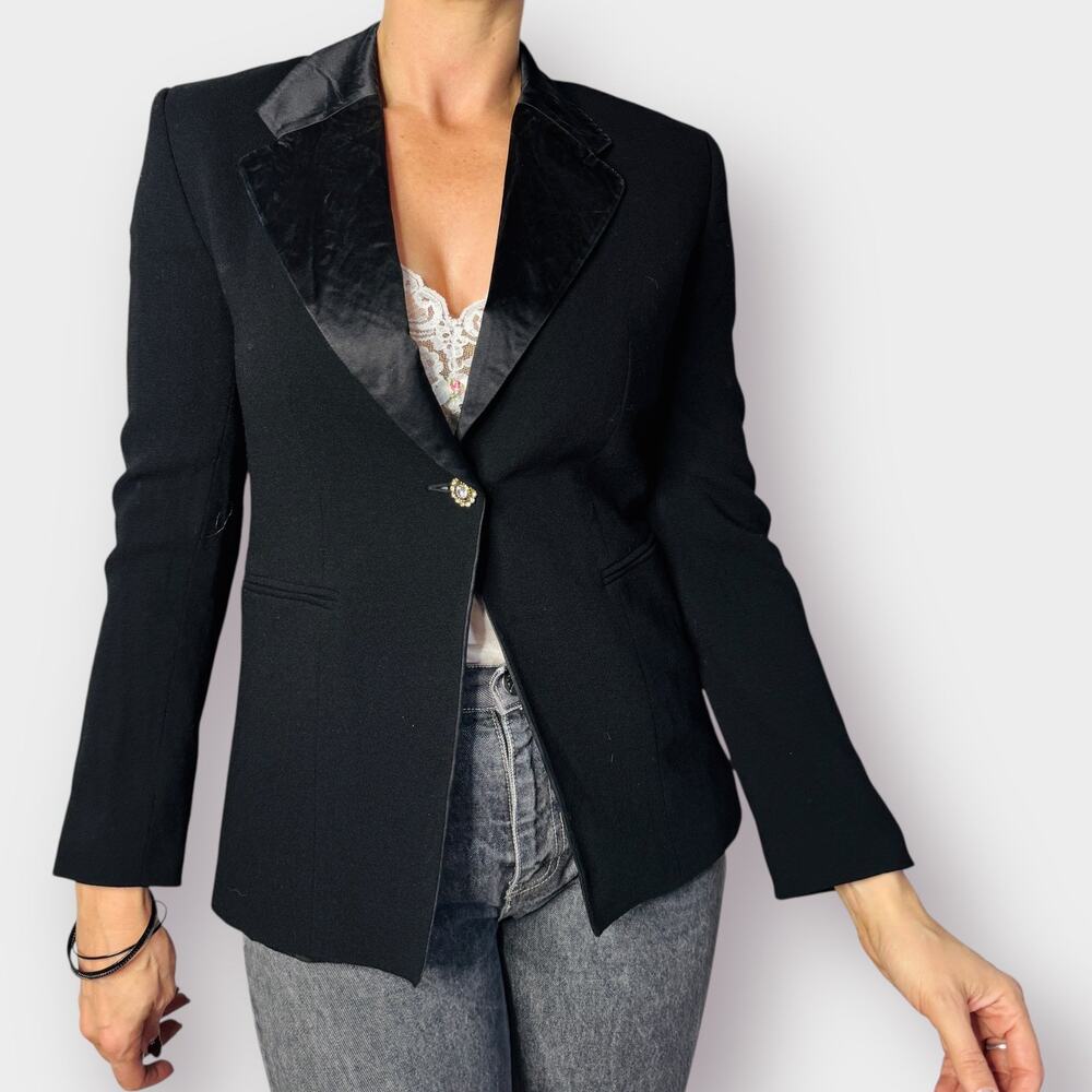 00s Blunauta Black Blazer Size‎ S
